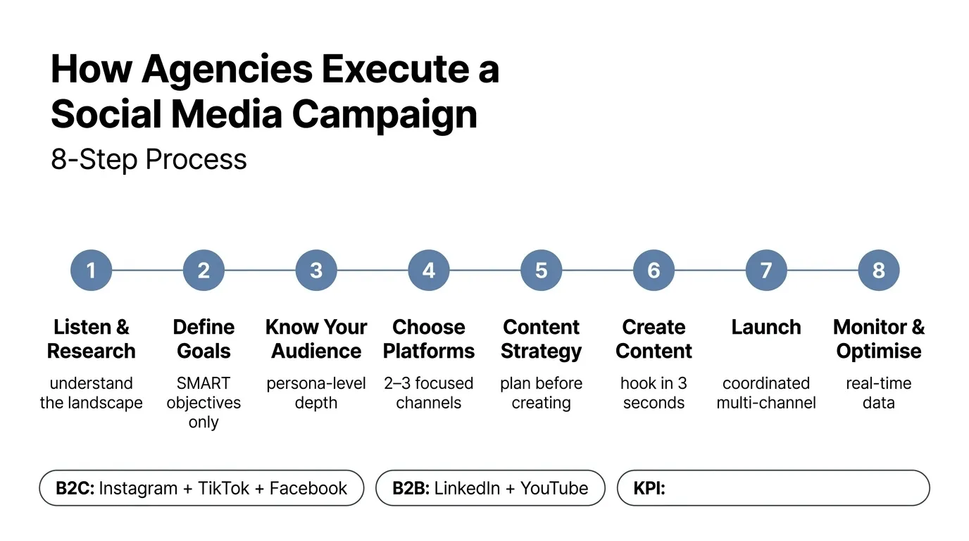 social media marketing campaign execution