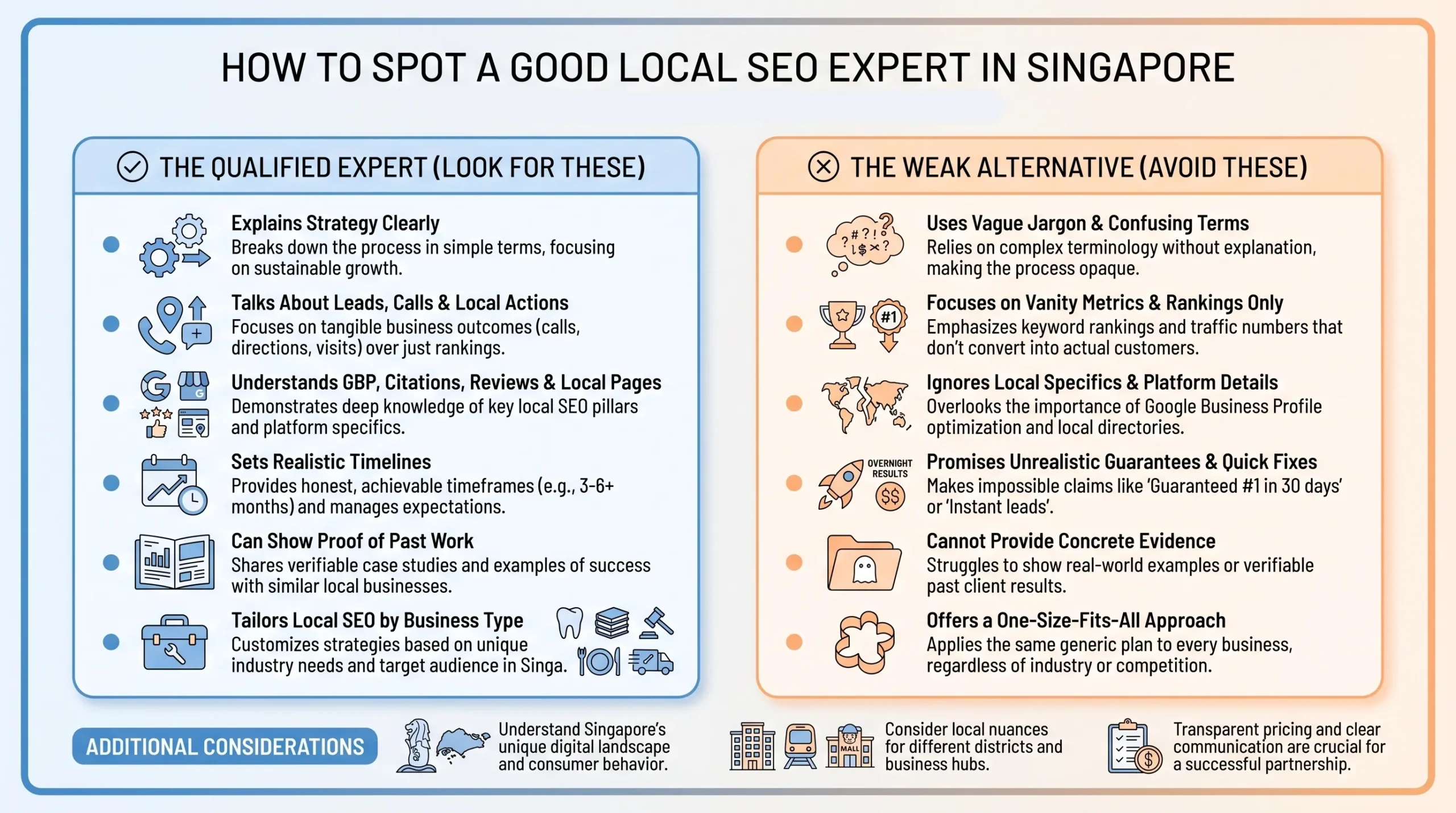 spot a local seo expert in singapore