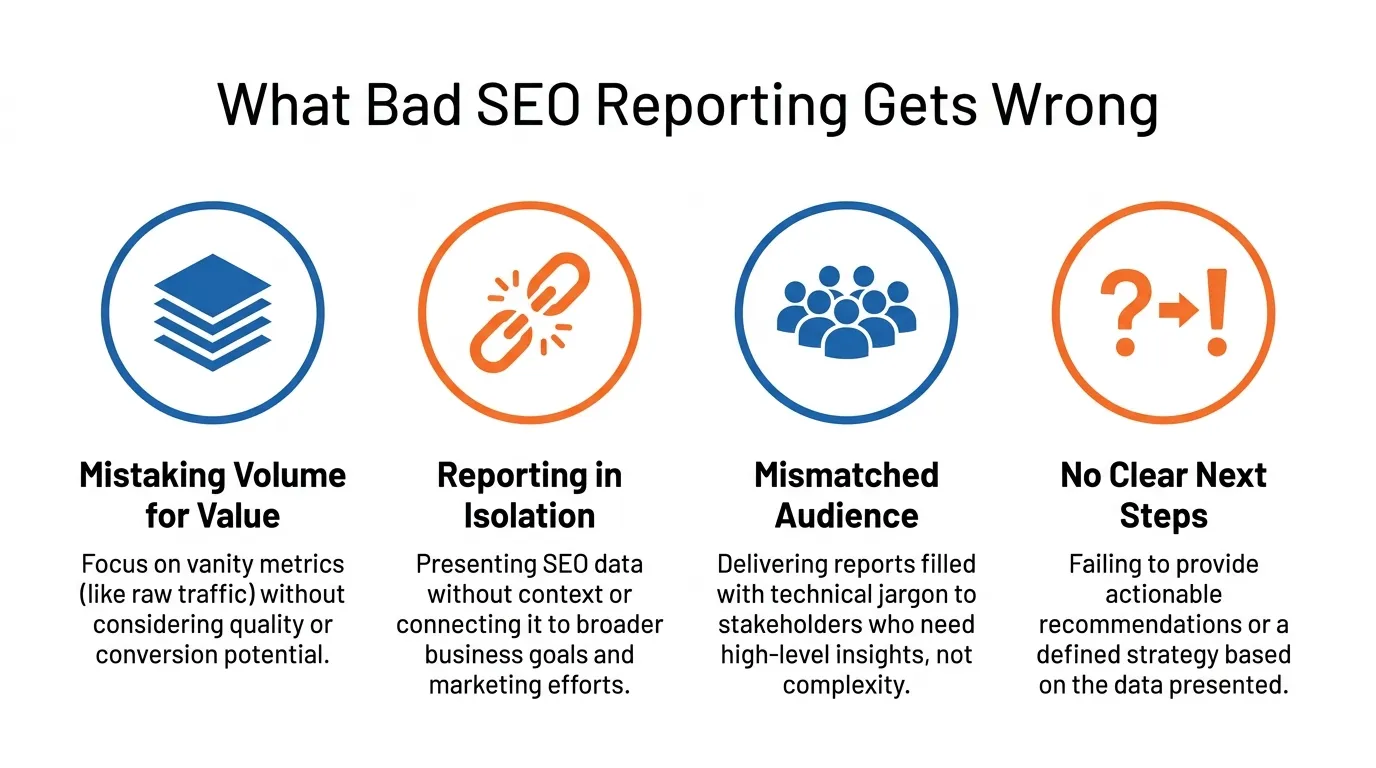 Bad SEO reporting happens at times too