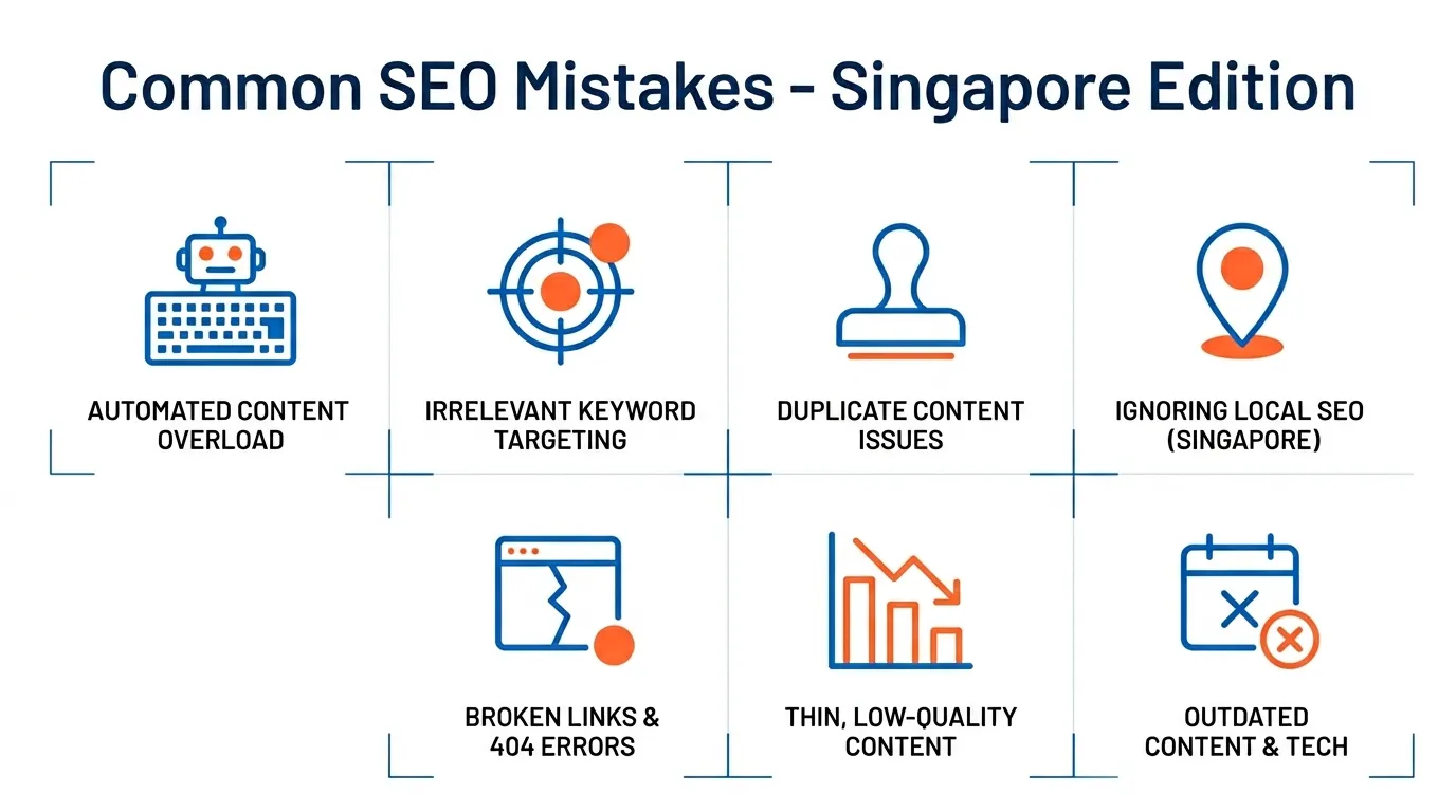 Common mistakes that businesses make in SEO