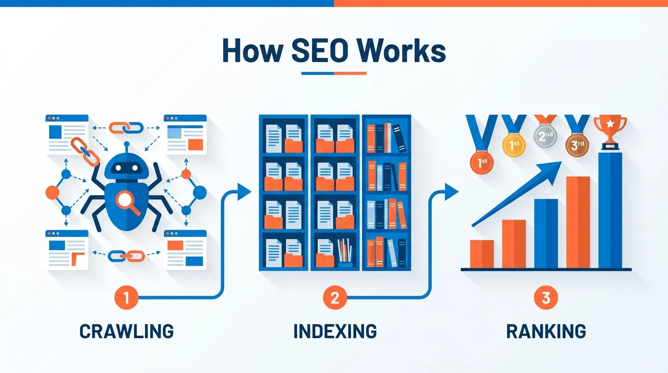 How SEO works in search engines