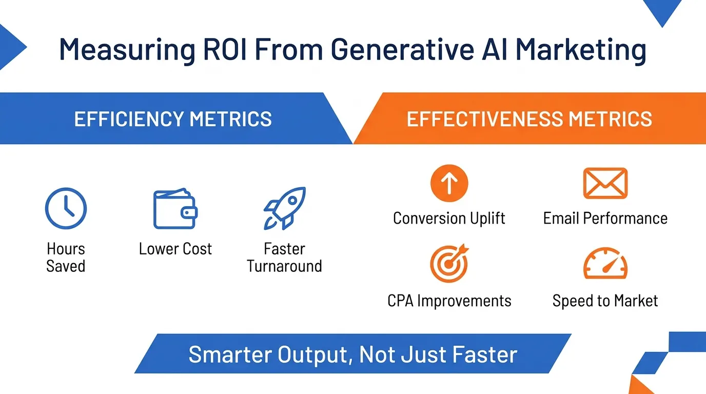 Measuring ROI from generative AI marketing