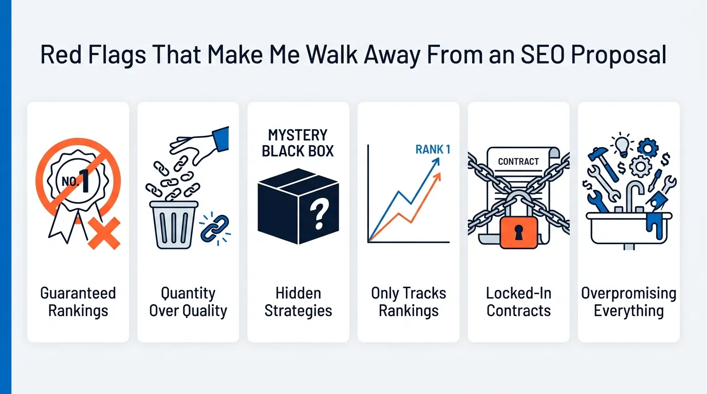 Red flags before choosing from SEO company pricing quotes