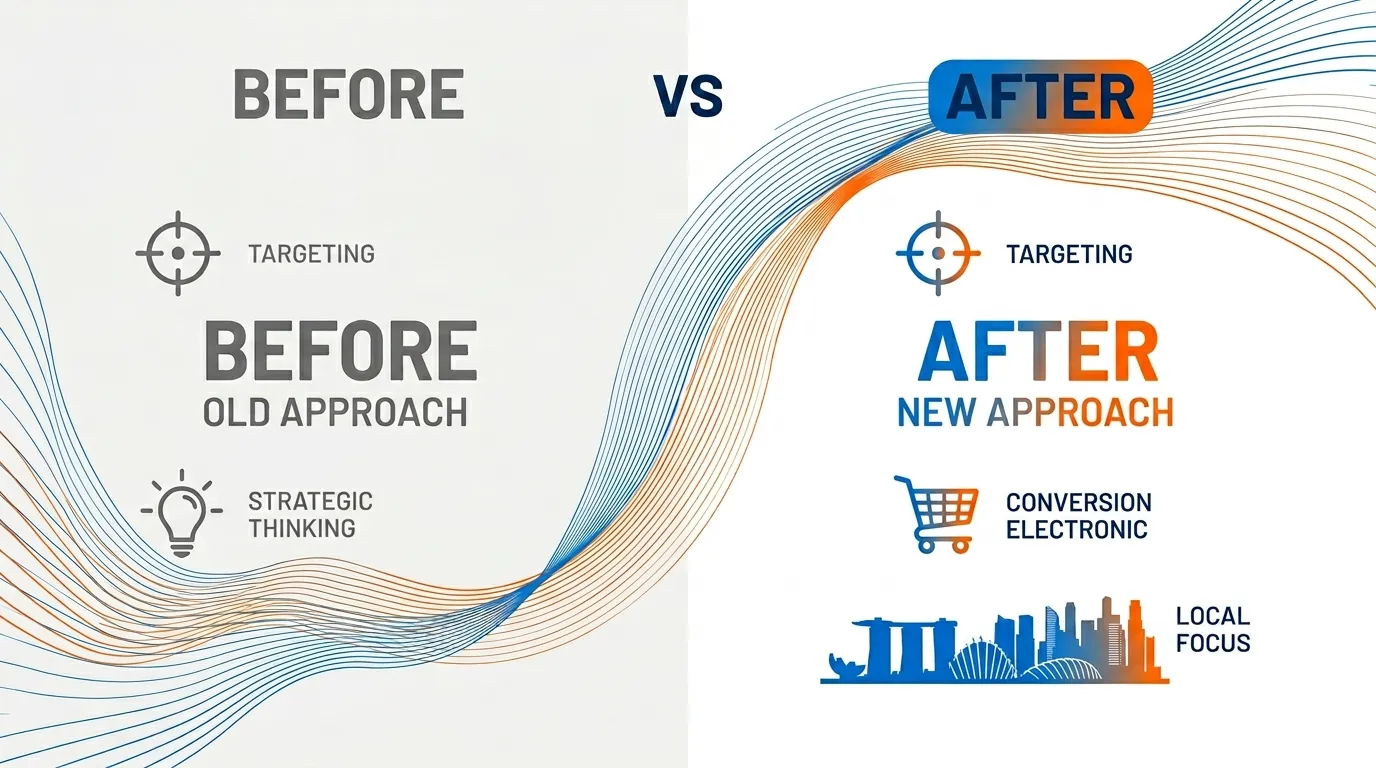SEO copywriting rewrite example for writing service page copy