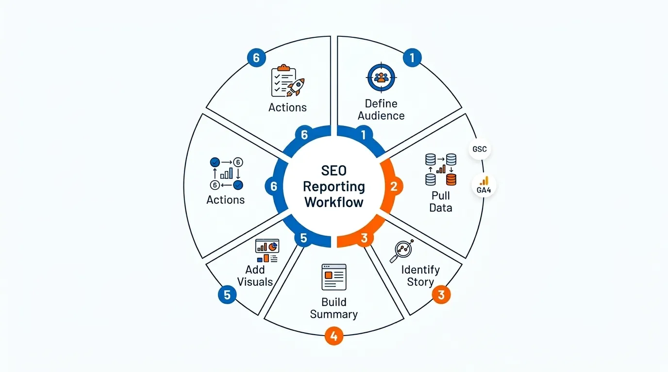 SEO reporting workflow that I use