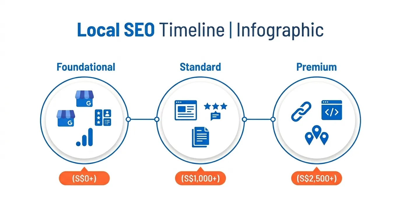 What services does local SEO pricing include