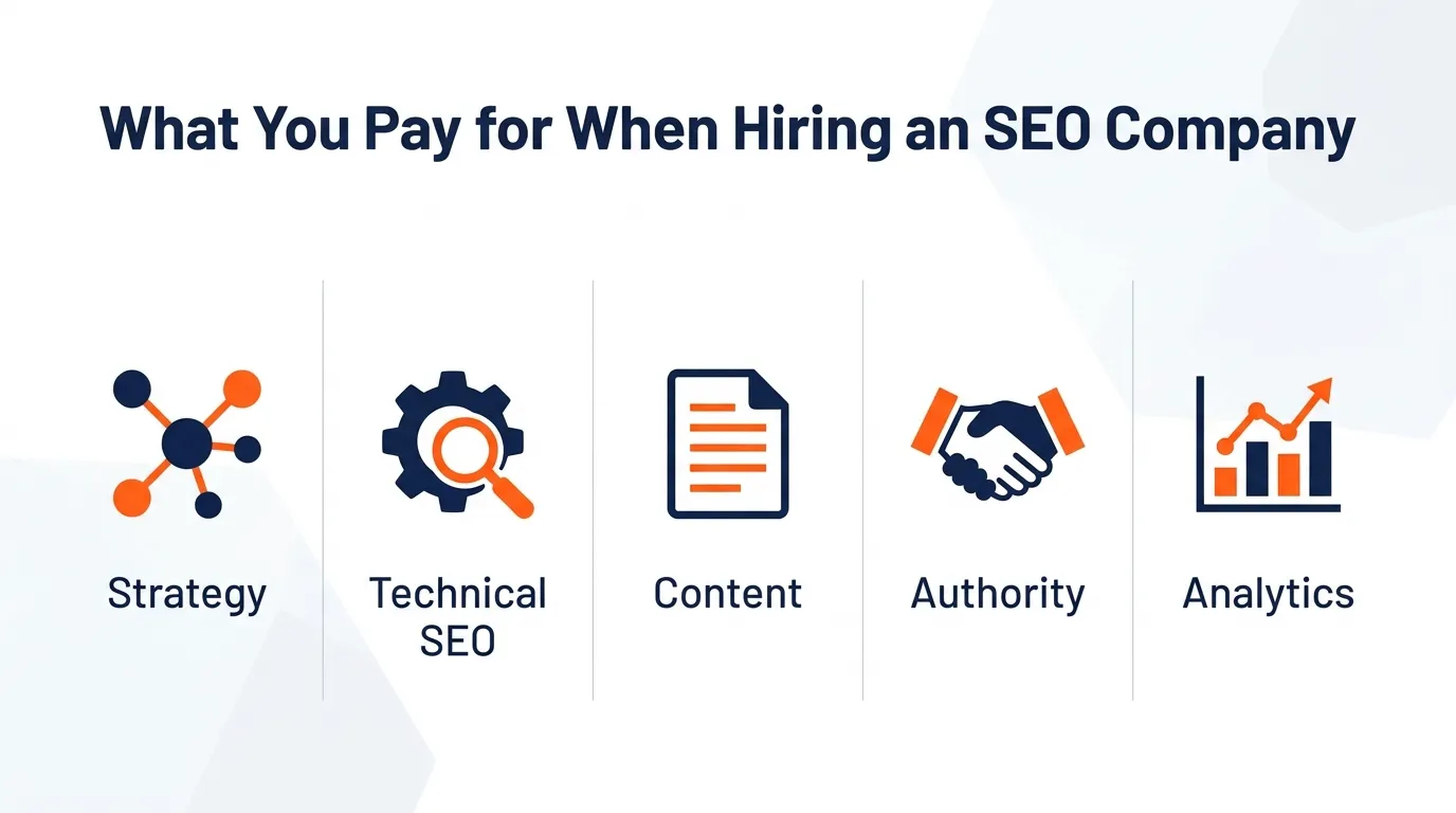 What you are paying for in SEO company pricing