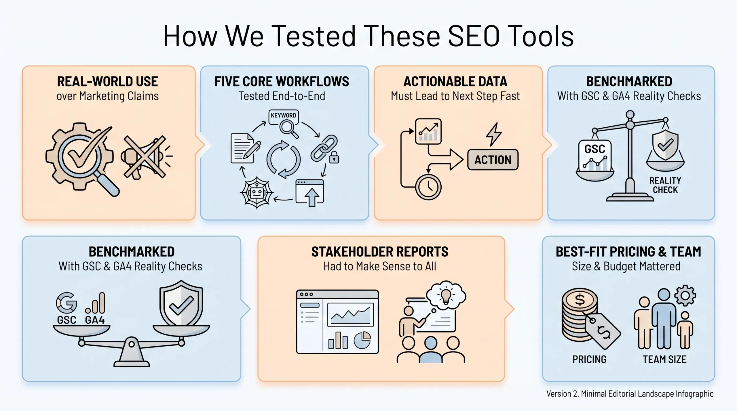 how we tested these seo tools