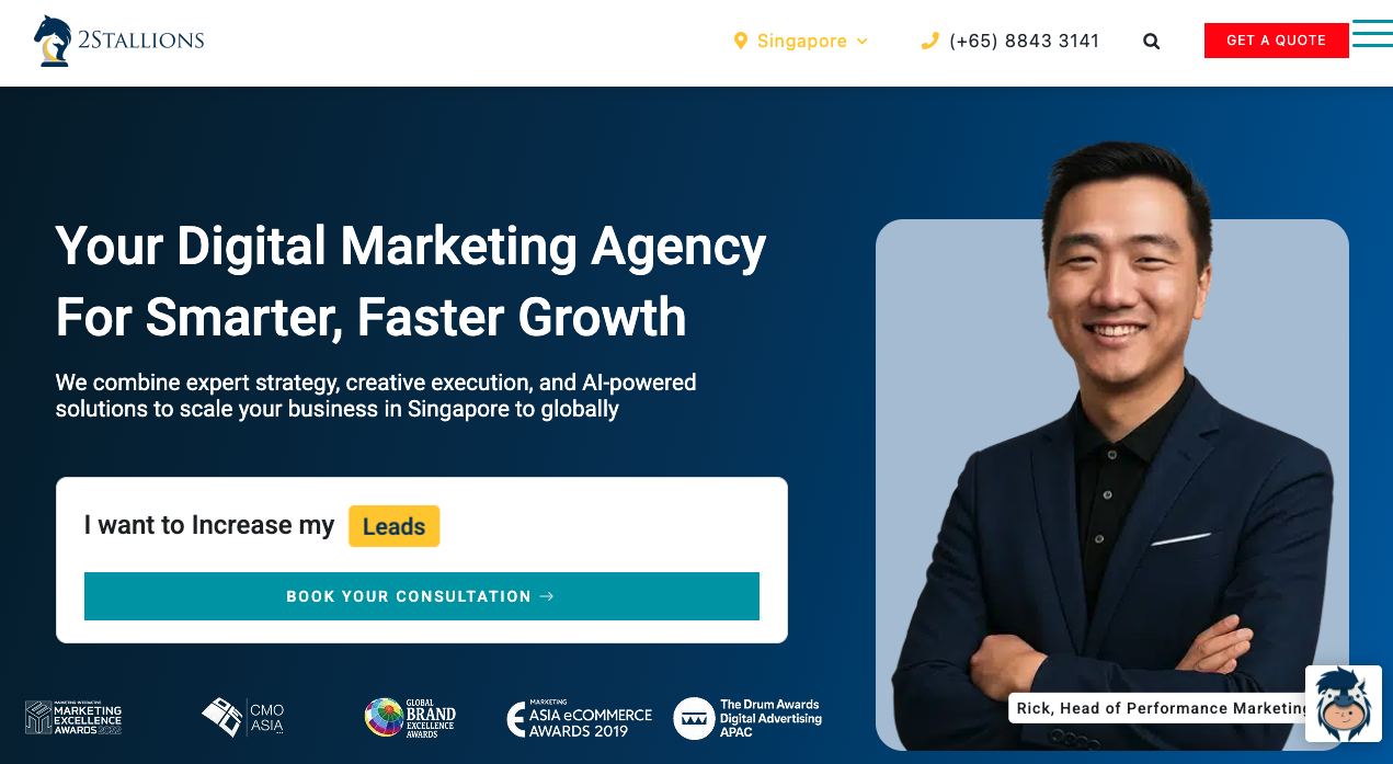 2Stallions as one of the best digital marketing agencies in singapore
