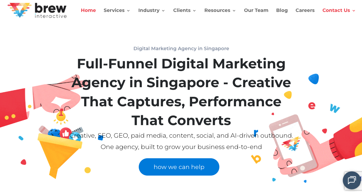 Brew Interactive as one of the best digital marketing agencies in singapore