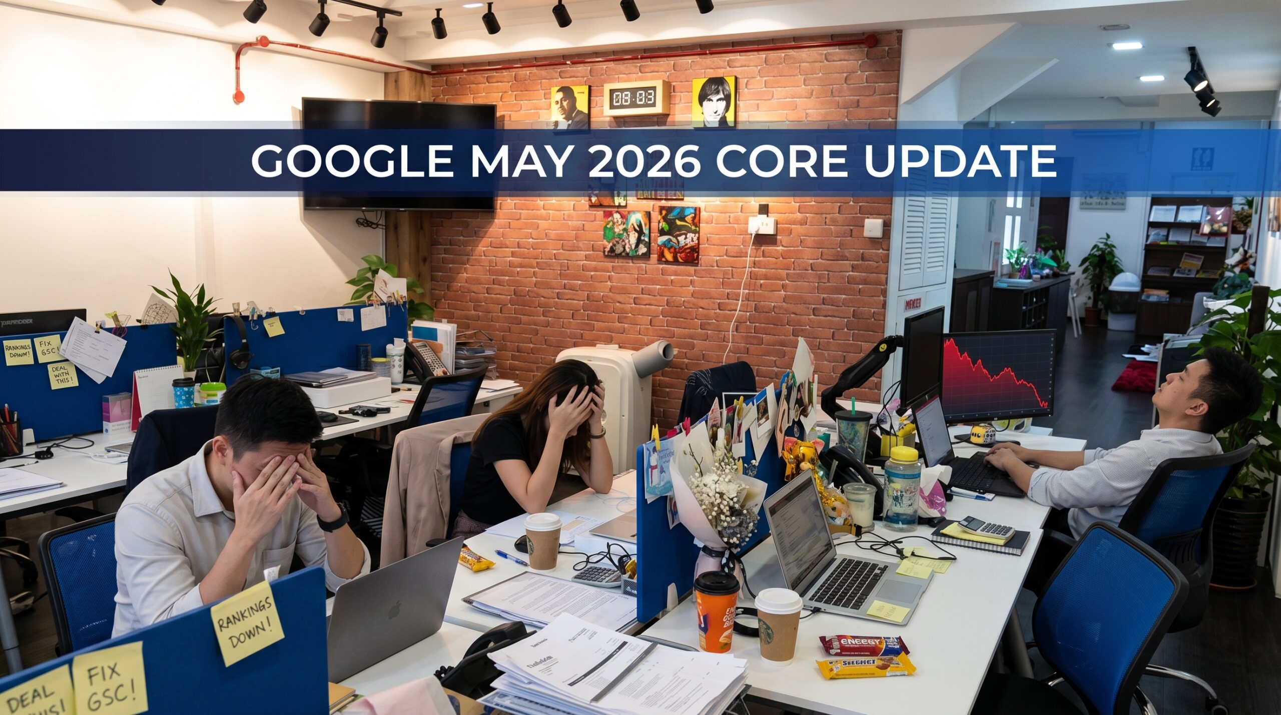 Reddit SEO Singapore Field Report After Google's May 2026 Core Update 1 MediaOne SEO team reacting to Google May 2026 Core Update ranking drops