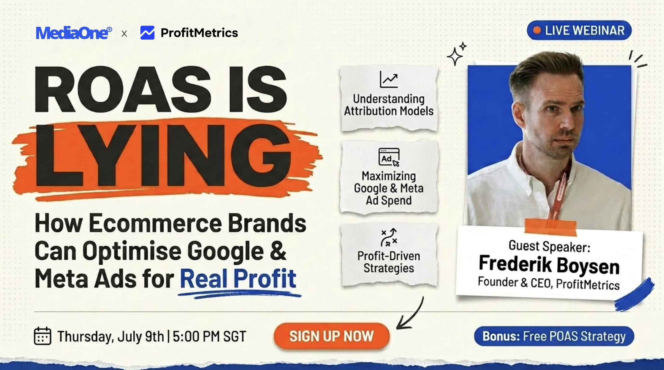 ROAS Is Lying — webinar key visual