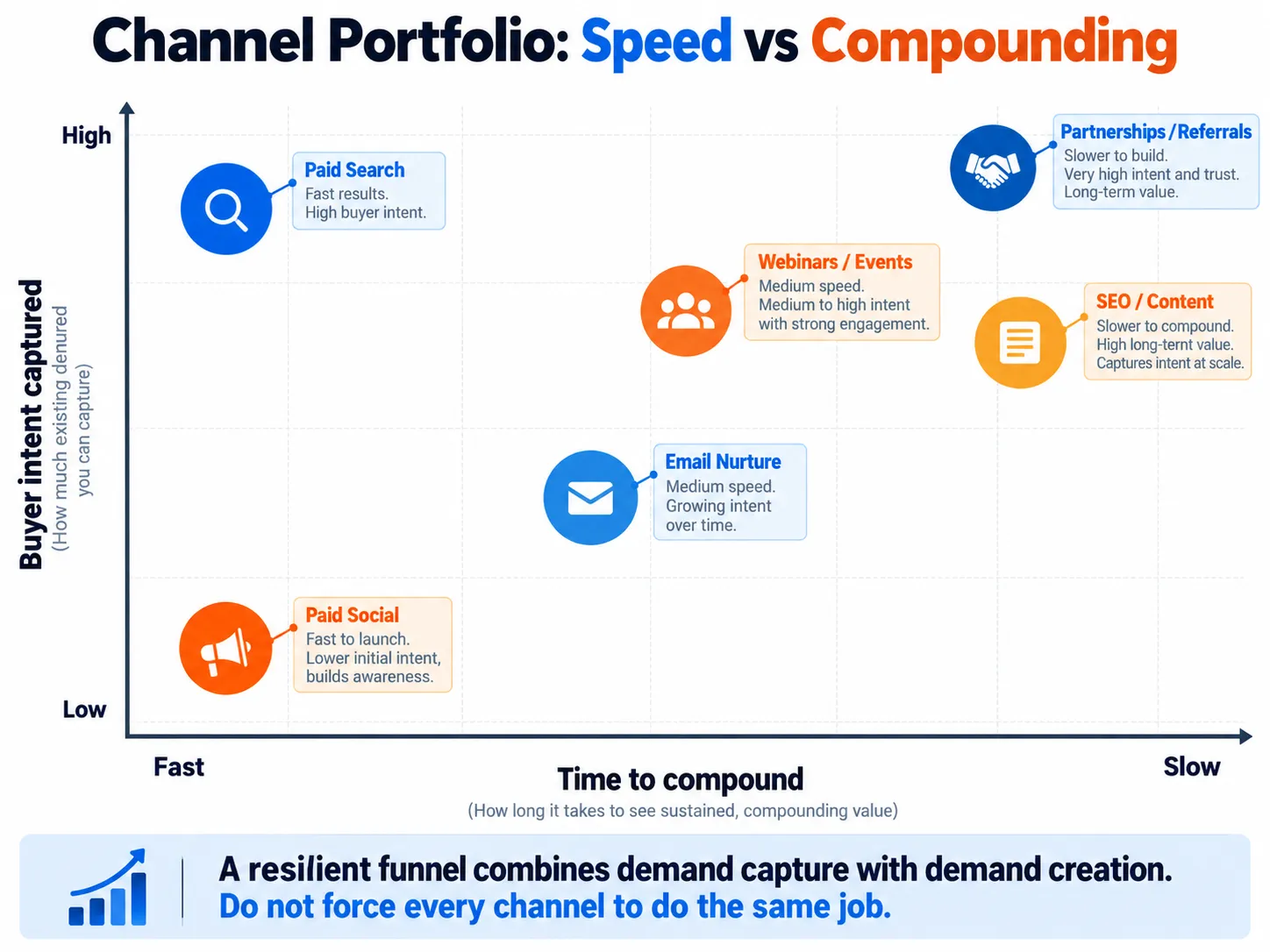 Lead Generation Funnel: The 5-Stage Framework That Converts Prospects Into Customers 4 Channel Portfolio: Speed vs Compounding