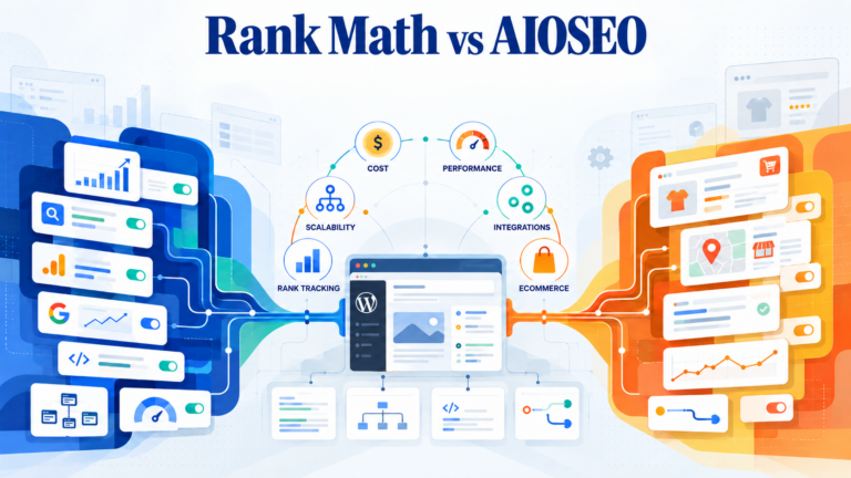 Rank Math vs AIOSEO WordPress SEO plugin comparison