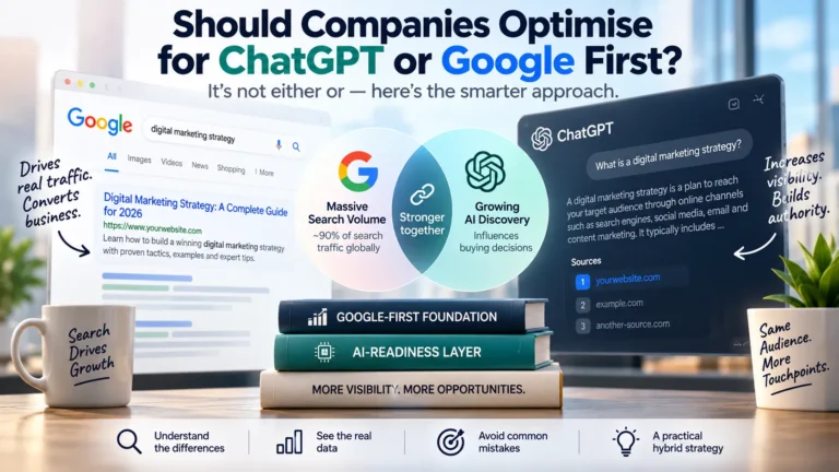 should companies optimise for chatgpt or google first (mediaone)