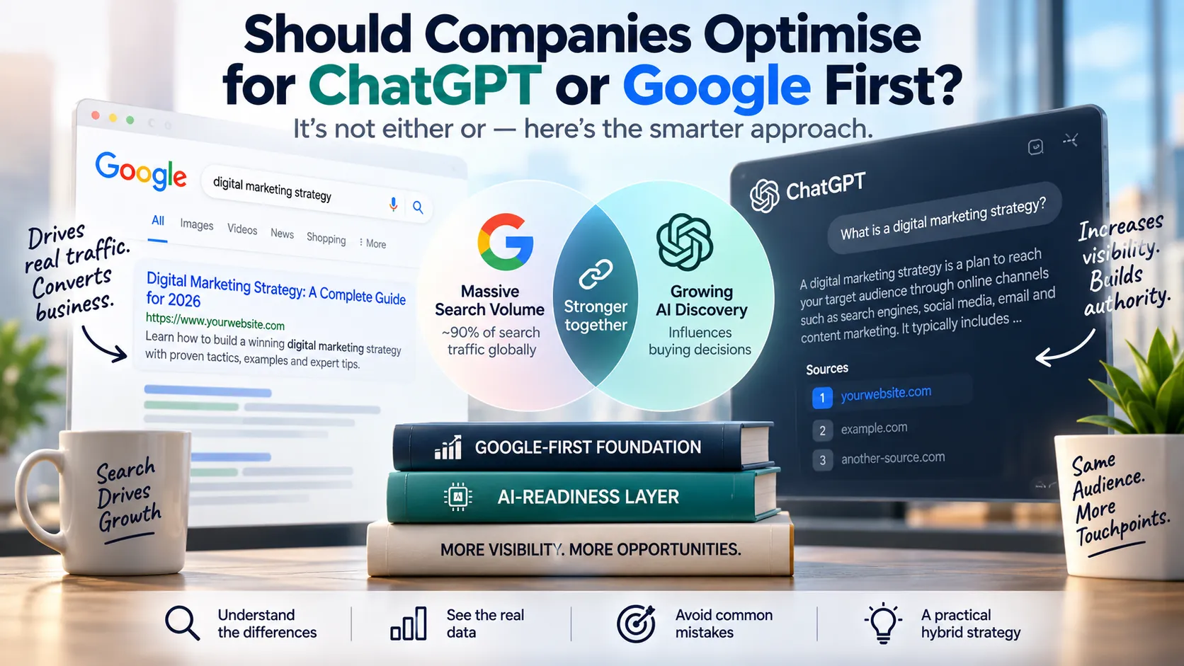 Should Companies Optimise for ChatGPT or Google First? 1 should companies optimise for chatgpt or google first (mediaone)