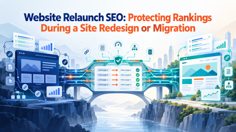 Website relaunch SEO protecting rankings during redesign and migration