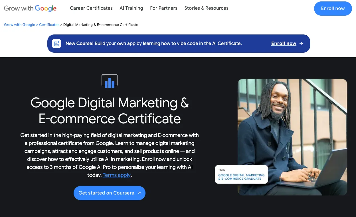 Social Media Marketing Courses in Singapore: A Practical Guide for 2026 6 Google Skills for All, Digital Marketing and E-commerce Fundamentals (1)