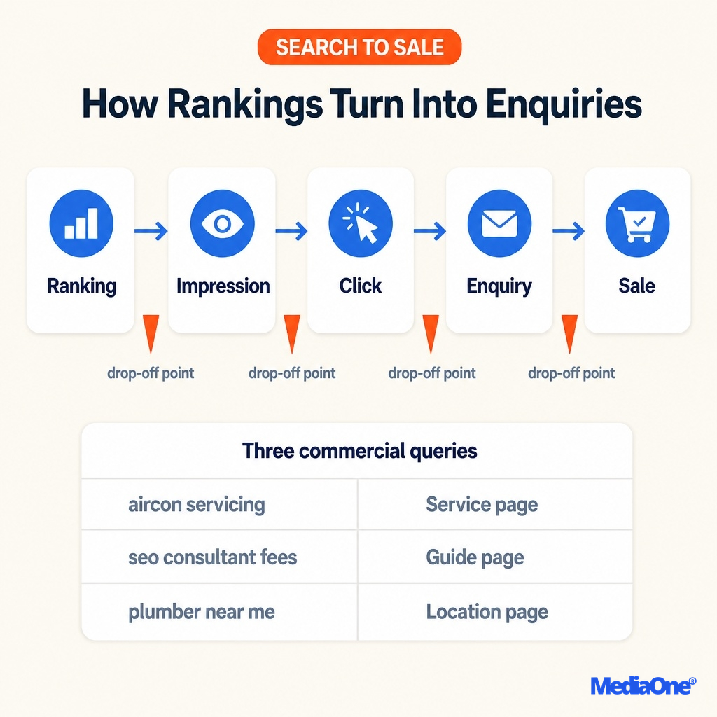 SEO Consultant in Singapore: How to Choose, Price and Work With One in 2026 1 SEO Consultant in Singapore to Turn Your Rankings into Enquiries
