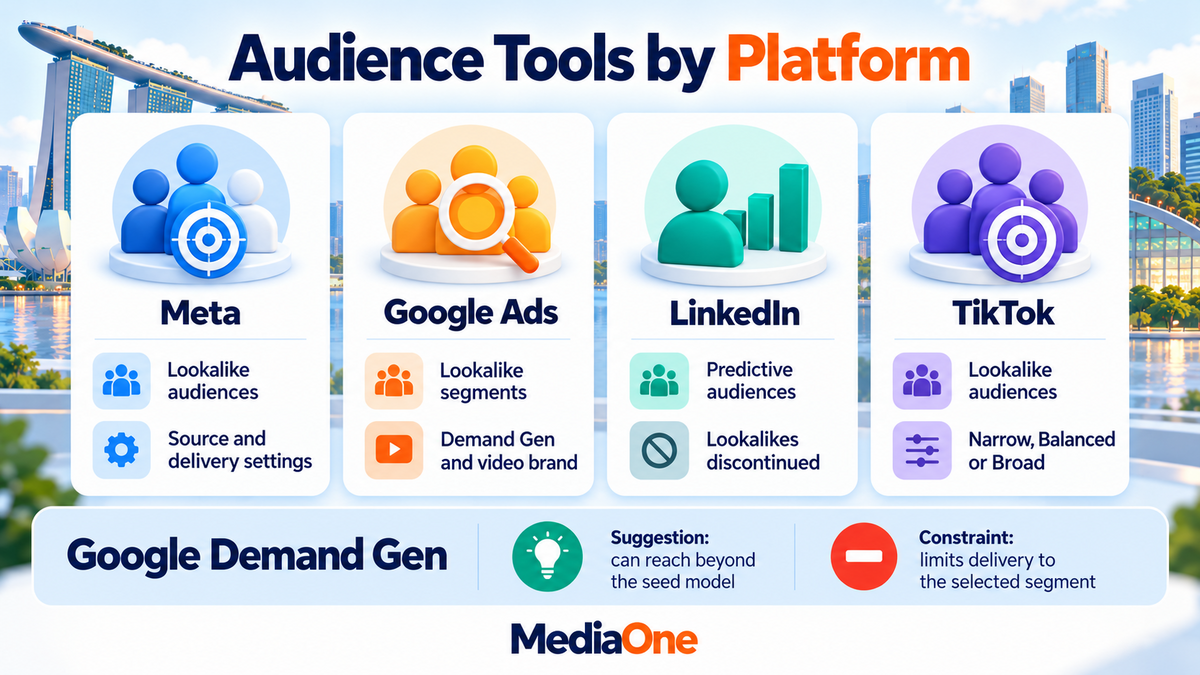 Lookalike Audiences: How They Work, Where to Use Them, and How to Get the Seed Data Right 2 Audience targeting tools compared across four platforms