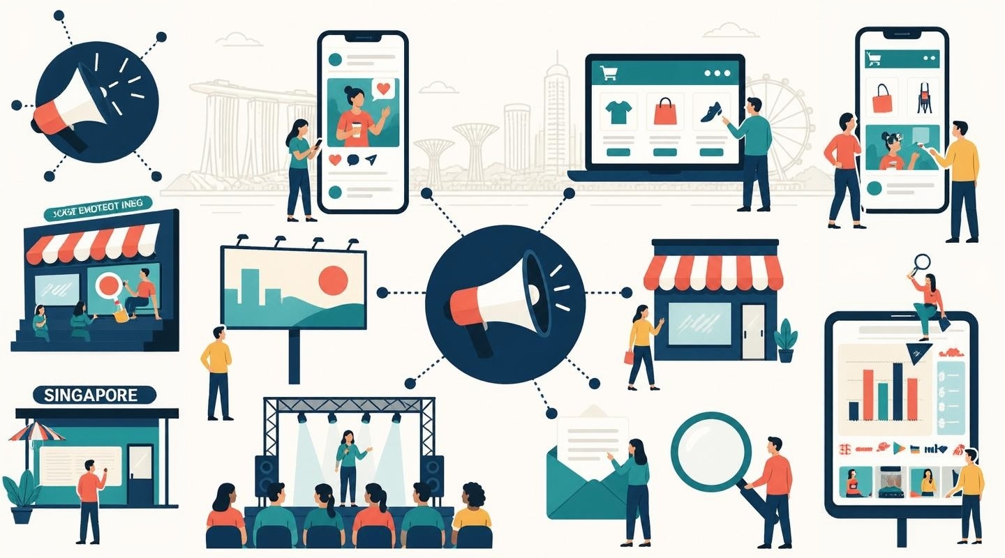 Brand Marketing Singapore: Comprehensive Guide for Working Professionals 2 Brand marketing Singapore channels across social, retail, events and digital media