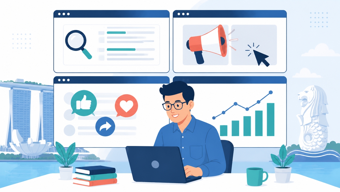 Digital Marketing Courses: A Comprehensive Guide for Singapore Professionals 2 Digital marketing courses covering SEO, advertising, social media and analytics