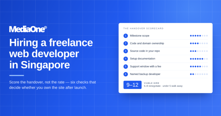 Hiring a freelance web developer in Singapore