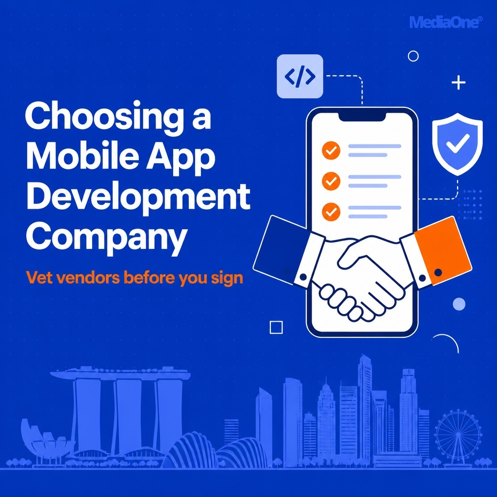 Mobile App Development Companies in Singapore (2026): How to Choose, What It Costs and What to Watch For 1 Choosing a mobile app development company mediaone